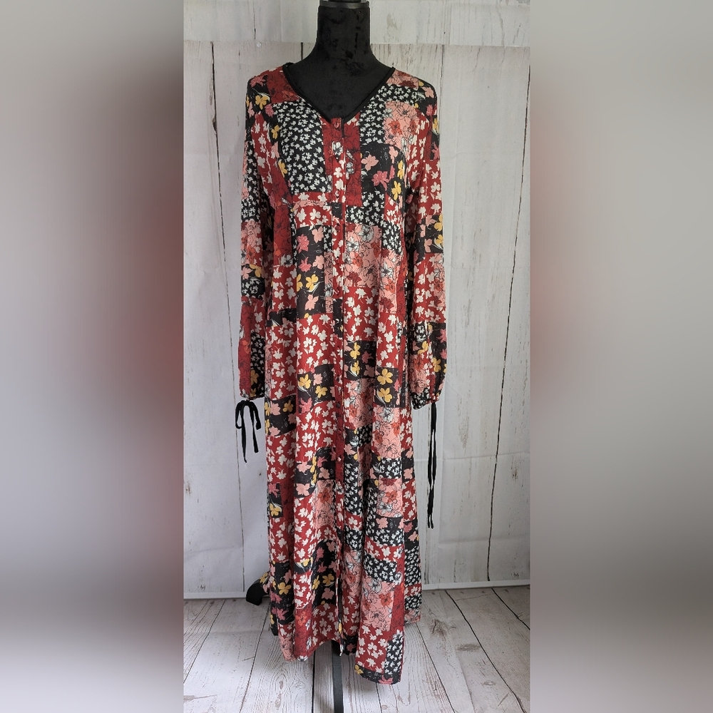 Free The Roses Maxi Dress